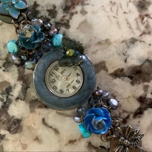 BOUTIQUE flower vintage style watch